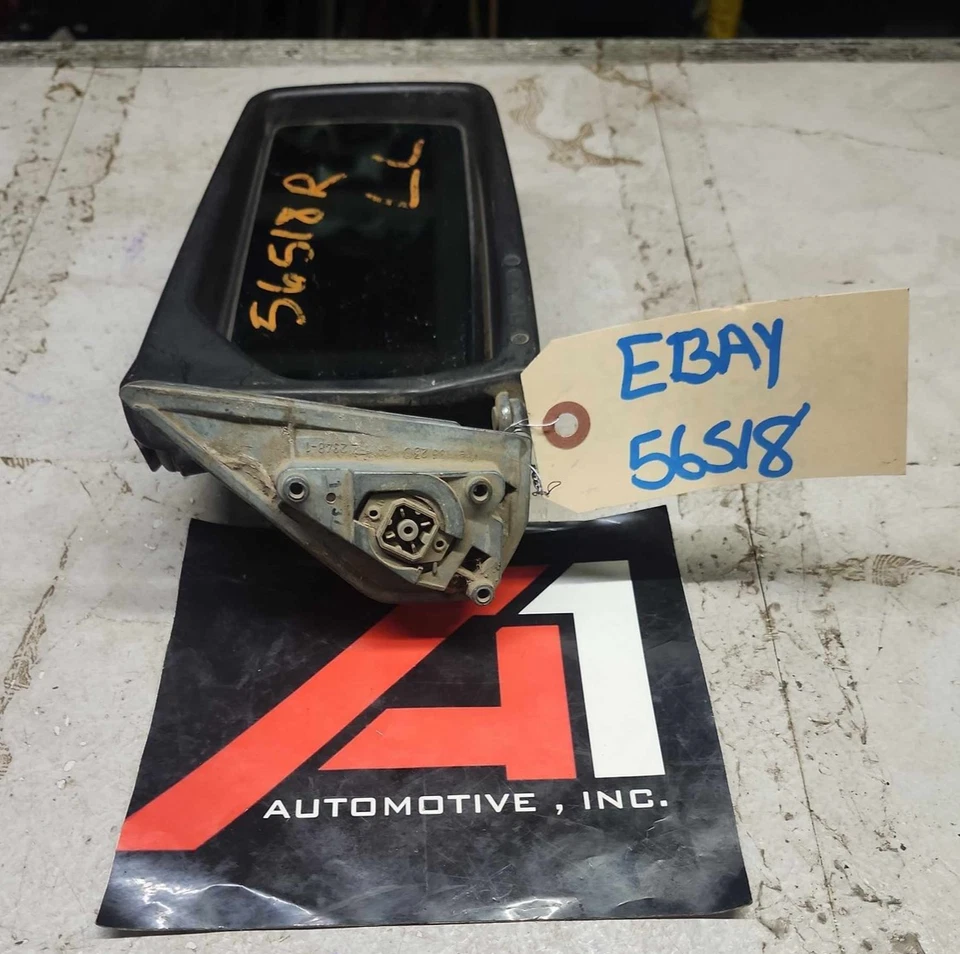 Espejo retrovisor puerta conductor izquierdo mercedes-benz 81-85 manual ajustable plateado oem Foto 3 de 4