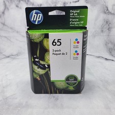 HP 65 Tri-color Printer Ink Cartridge 2-pack 6ZA56AN