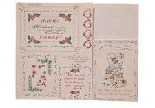 Susan Branch FRIENDS FOREVER Vintage Sticker Die Cut Sheet Lot Scrapbook