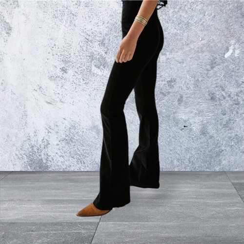 NEU $ 98 Gr. 30 We The Free People Jayde Cord Schlagjeans hoher Bund Stretch schwarz - Bild 17 von 24