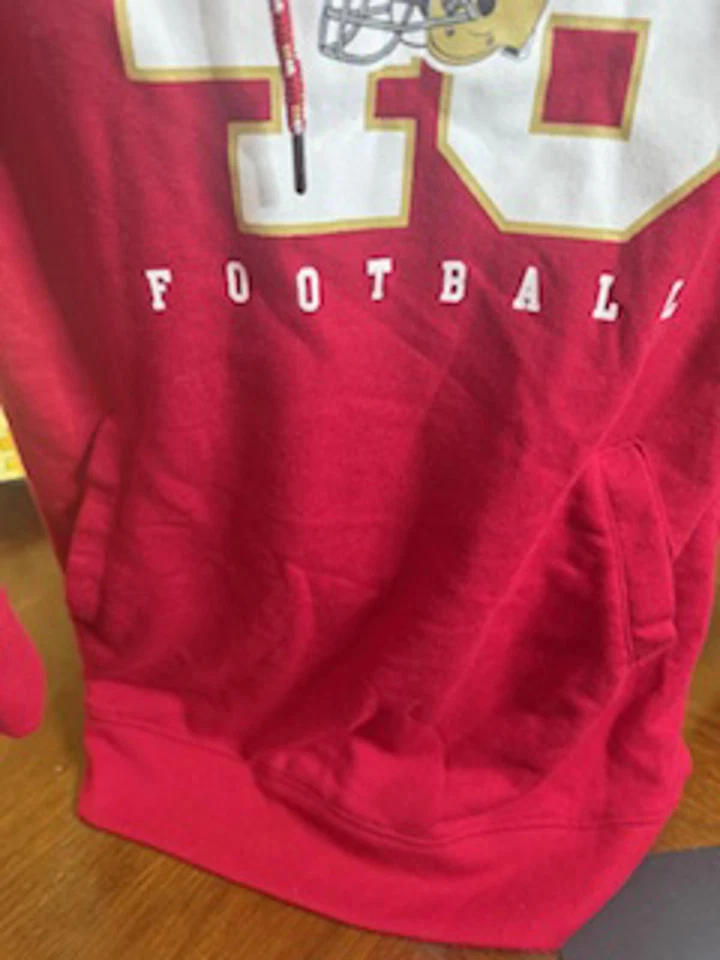 Ultra Game NFL San Francisco 49ers Football Hoodie Women's Large - Image 3 of 4
