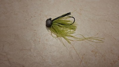 Kahara Jig Grass Green 3/0 9g Football Jig Head Jigkopf Raubfisch