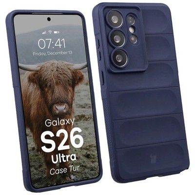 Handyhülle für Galaxy S26 Ultra Bizon Case Cover Schutzhülle Etui Dunkelblau