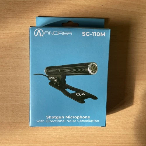 Andrea Shotgun Microphone SG-110M with Directional Noise Cancellation