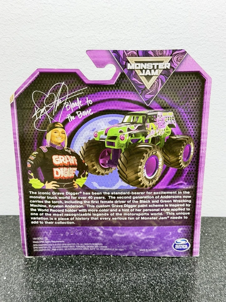Monster Jam - Grave Digger Blonde to the Bone - Limited Edition. - Image 2 of 2