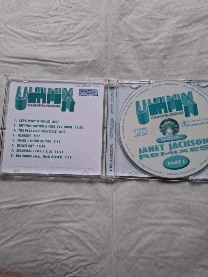 Janet Jackson  Ultimix Part 1   streng limitiert !   8 Tracks Import OOP  selten - Bild 4 von 4