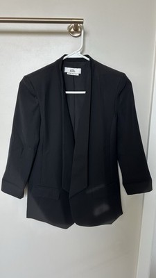 Love Bonito Black Open Blazer Jacket