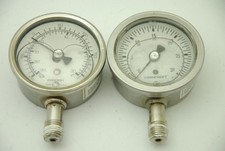 Ashcroft 30PSI, 2-1/2" Liquid Filled Pressure Gauges, Lot of 2