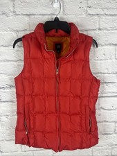 Gap Vintage Y2K Gorpcore Camping Women  s Red Down Filled Puffer Vest Size Small