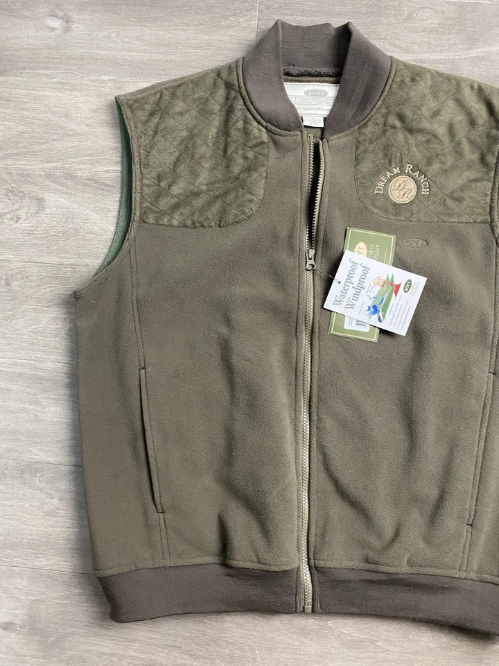 New Boyt Harness Hurricane Waterproof Green Fleece Hunting Vest Men’s Size L - Image 2 of 4