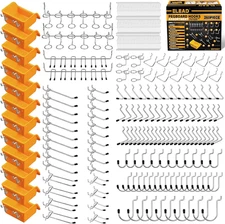 260-Piece Pegboard Hooks Kit, Peg Board Organizer Accessories for Hanging, Pegbo