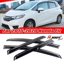 For 2015-2020 Honda Fit Jazz Gk5 Window Visors Wind Rain Guards Jdm Mugen Style