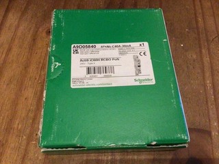 Schneider Acti9 iC60H RCBO C40A 30mA