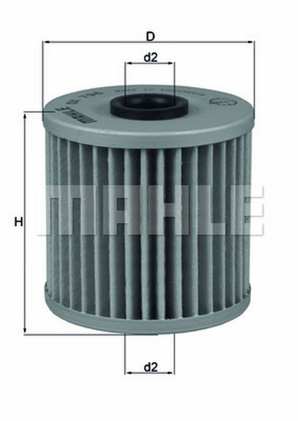 Kawasaki Klx 650 R, Bj. 93-01 (LX650A LX650D) ÖLfilter Mahle-image