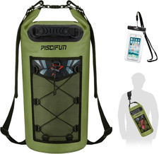 Dry Bag, Waterproof Floating Backpack 10L/20L/30L/40L with Waterproof Phone Case