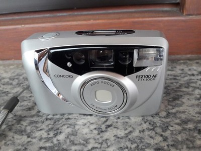 Concord PZ2100 AF   Kompakte APS-Filmkamera | Autofokus | 38 80 mm Zoom | Silber