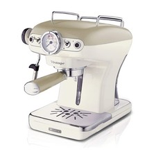 Ariete Macchina Caffè Espresso Design 1389 Polvere cialde ESE 850W Vintage Beige