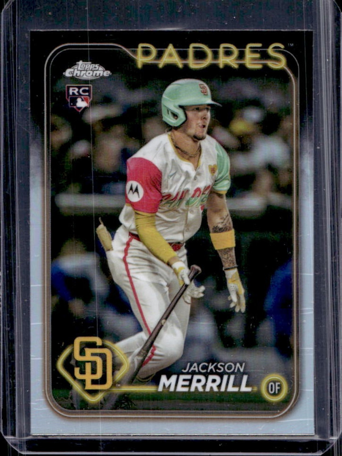 2024 Topps Chrome Update Jackson Merrill RC Refractor Rookie #USC153 Padres