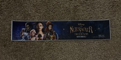 Disney The Nutcracker And The Four Realms Mylar Banner Authentic Poster 2.5x11.5