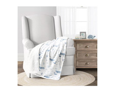 Lush Decor Baby Seaside Coastal Soft Sherpa-Lin ed Baby Blanke