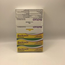 Lot of 6 x First Aid Research Bacitracin Ointment Antibiotic With Zinc 0.5 oz