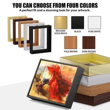 Canvas Floater Frame for 1  to 1.25  Deep Gallery-Wrapped Canvas Floating Frame