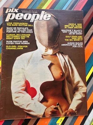 Pix People Magazine Aug 1973 Helen Reddy America's Cup, Kamahl 