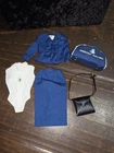 VINTAGE~1960's~ Barbie AMERICAN AIRLINES STEWARDESS Set~#984~no Hat