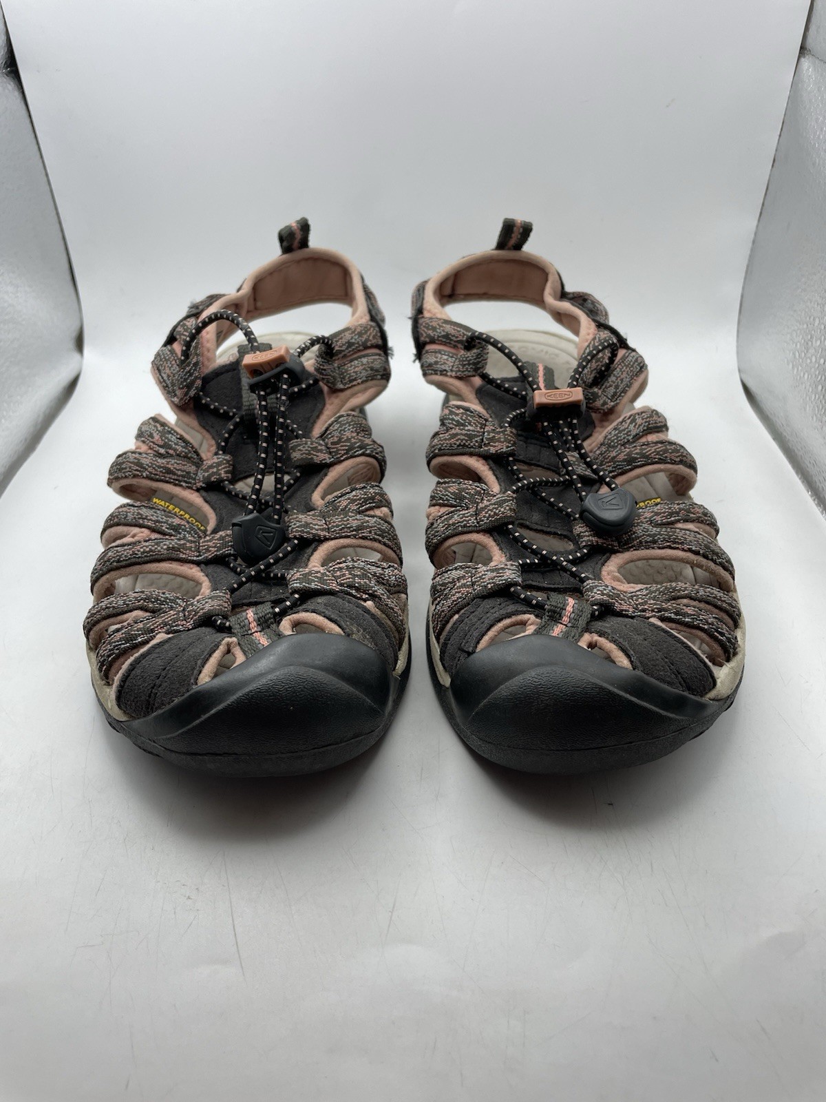 Sandali Keen Whisper donna 9 39 5 rosa nero scarpe acqua cinturino pizzo