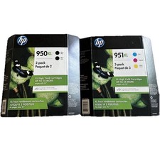5 Pack OEM HP 950XL 951XL Ink Black Color Cyan Yellow Magenta z10 950 XL EX 2020
