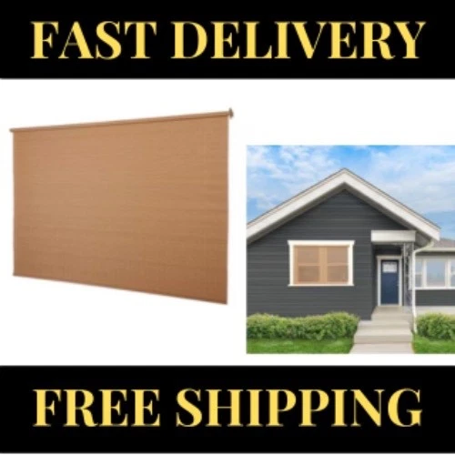 Outdoor Patio Porch Deck Roller Blind Sun Shade Roll Up Exterior 96
