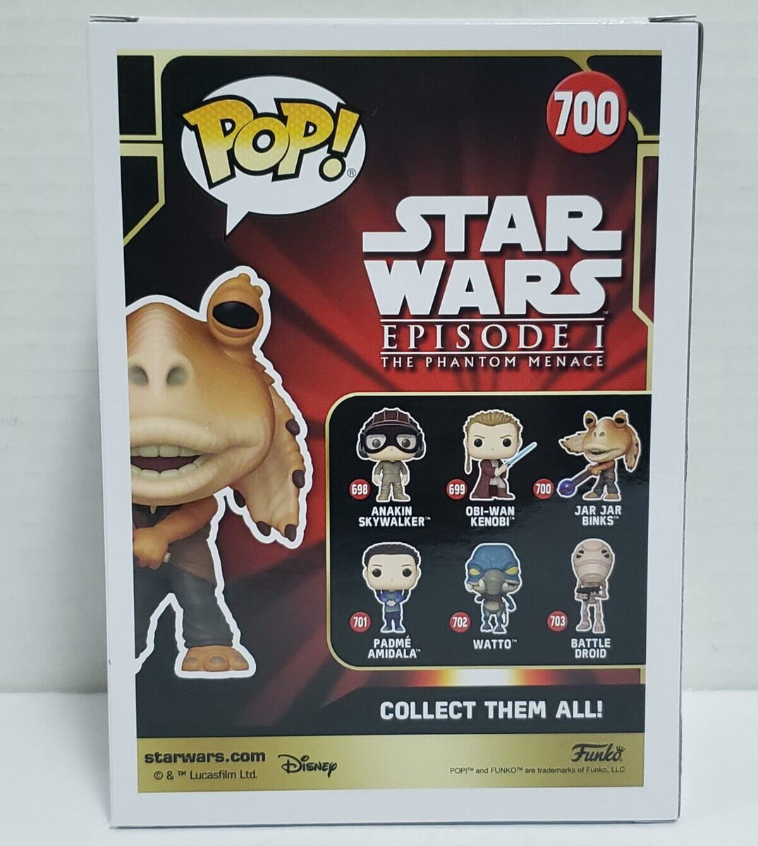 Funko Pop! Vinyl: Star Wars - Jar Jar Binks #700 for sale online