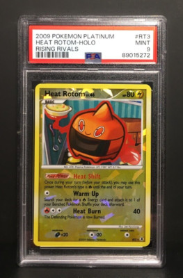 2009 Heat Rotom Reverse Holo | Rising Rivals | PSA 9 Mint | englisch Hitze-Rotom