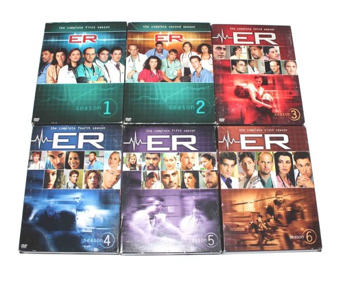 ER Complete Seasons 1 through 6 DVD TV Show Used in Good Condition
