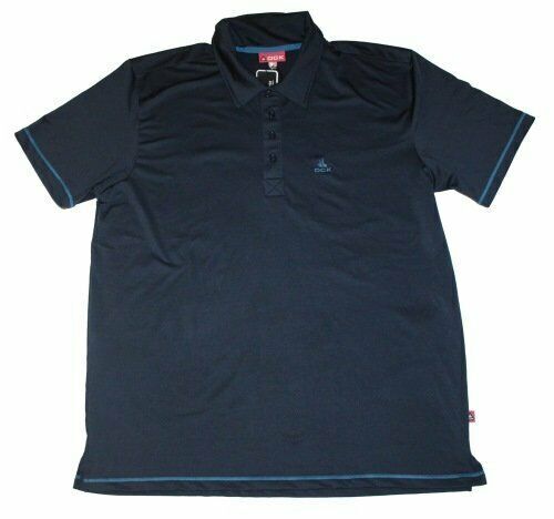 Herren T-SHIRT Poloshirt Shirt Kurzarm Blau Dunkelblau Ock Gr. L Neu-image