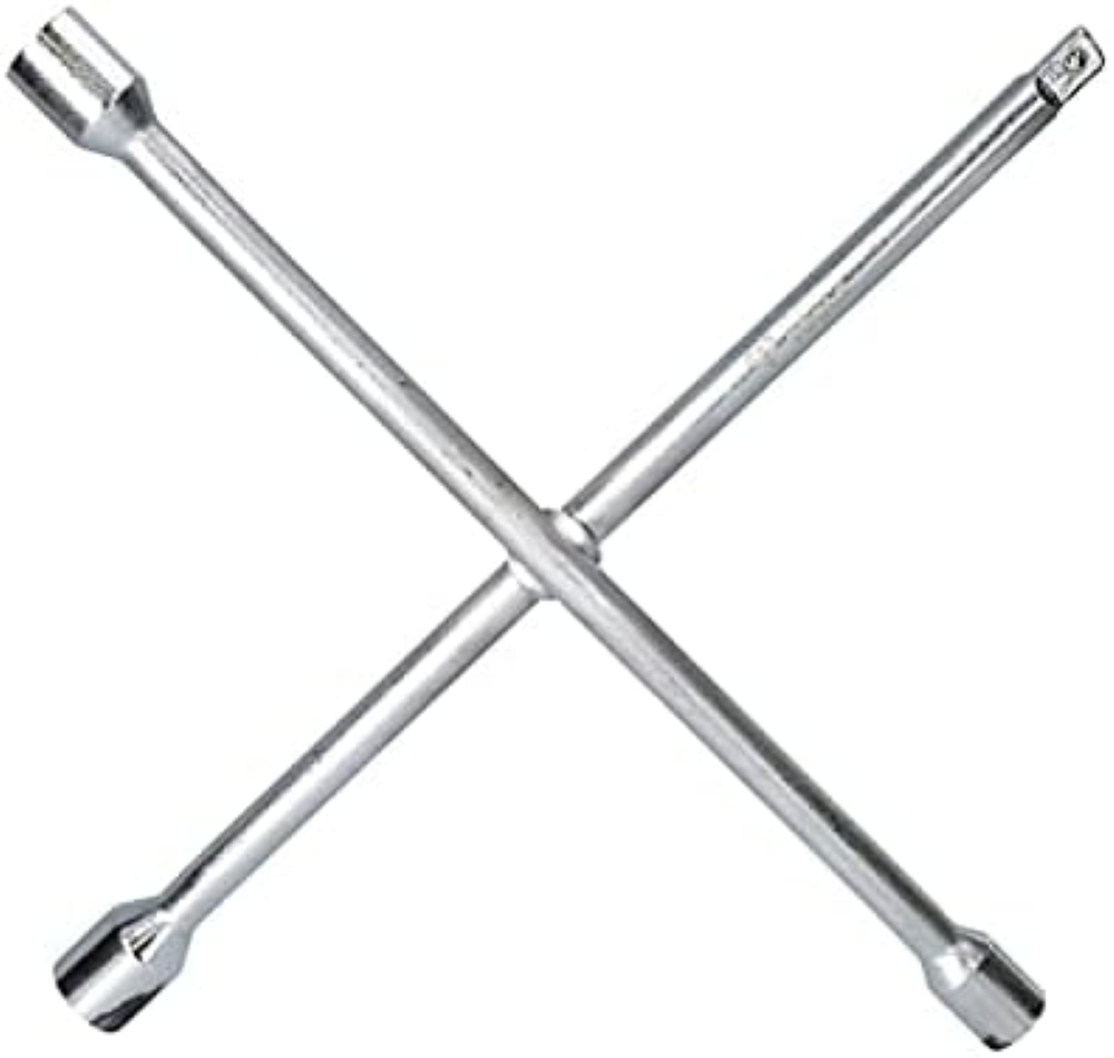 Llave de cruz para ruedas, 1/2" x 17 x 19 x 22 mm