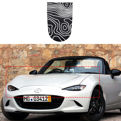 Topographic Map Truck Hood Wrap Vinyl Car Graphic For Mazda MX-5 Miata 2009-2015