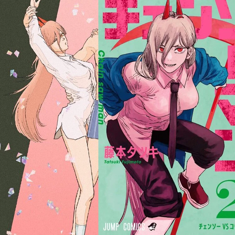 Power Anime Motosierra Hombre Naranja Largo Recto Pelucas Fiesta Pelo Regalo Juegos con disfraces Foto 3 de 4