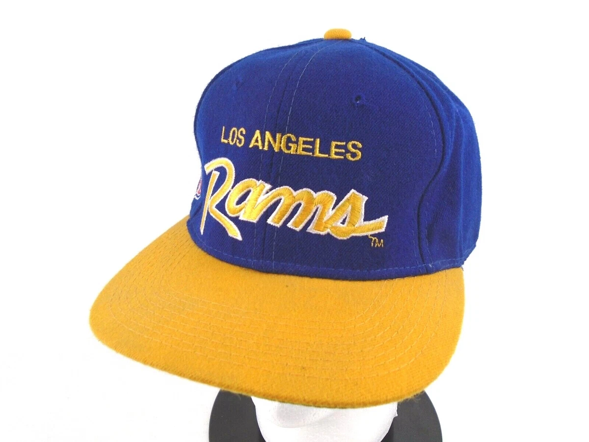 Vintage LA Los Angeles Rams Hat Sports Specialties Script Wool Cap