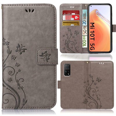 Cover A Portafoglio Con Supporto E Slot Per Carte Per Xiaomi Poco F3 / Mi 11i 5G, Chiusura Magnetica, Nero - 2