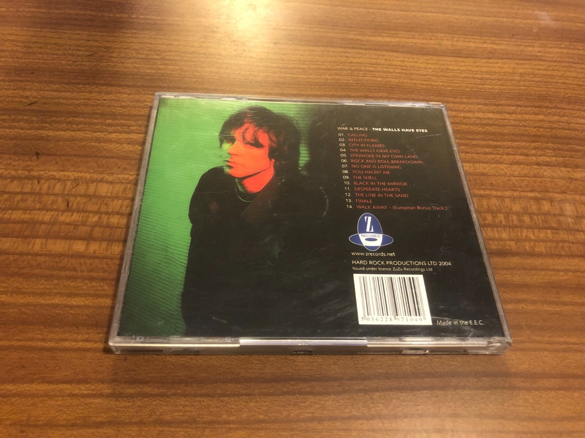 WAR & PEACE The Walls Have Eyes CD 2204 UK Press Dokken Jeff 