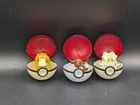 Vintage 1999 Nintendo Pokémon Togepi Psyduck Eevee Pokémon Detachable Figure BFI