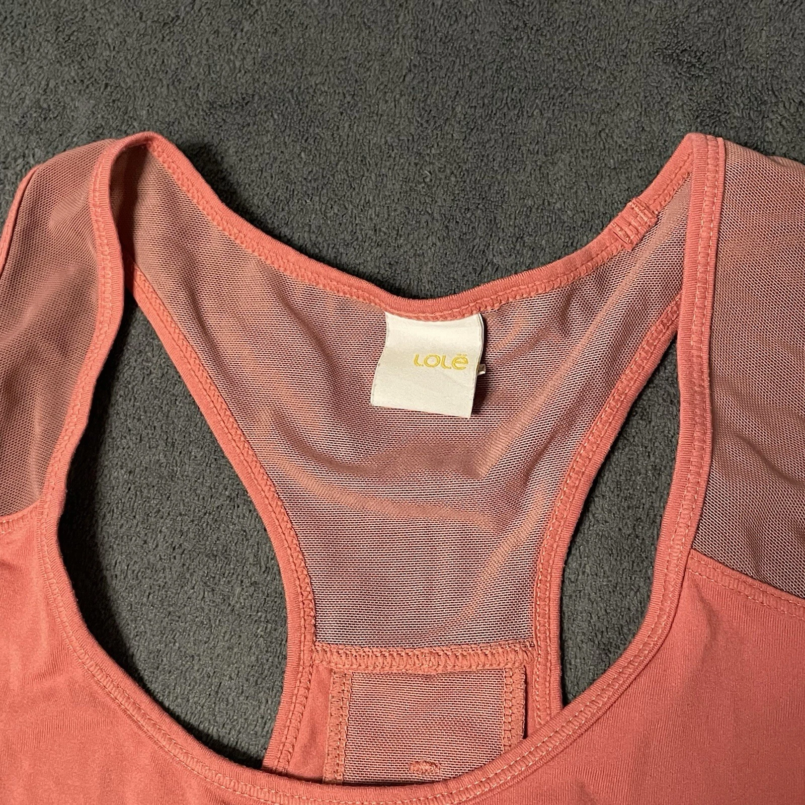 lole fancy racerback workout yoga athletic tank-top