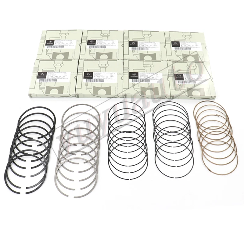 8x anillos de pistón OEM Φ102,25 mm para Mercedes-Benz C63 E63 AMG C219 W204 W164 W211 Foto 2 de 4