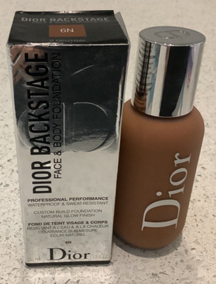Dior Backstage Face Body Custom Build Waterproof Foundation 6N 6 Neutral Neu in OVP
