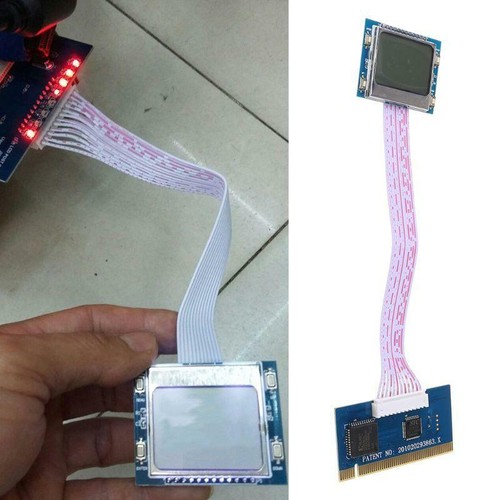 PCI Motherboard Diagnostic Tester Analyzer LCD Post Test Card For Desktop Laptop - Picture 1 of 10