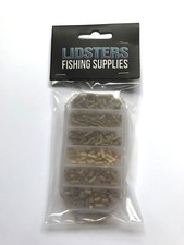 Brown Mixed Float Rubbers Box of Assorted Pole Coarse Carp Fishing Rubbers Stops