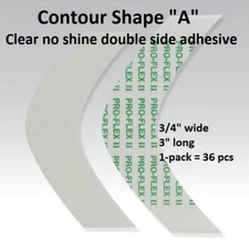 Pro Flex Adhesive Tape Shape A 36 Pcs  Full Head bond lace wig HairPiece toupee