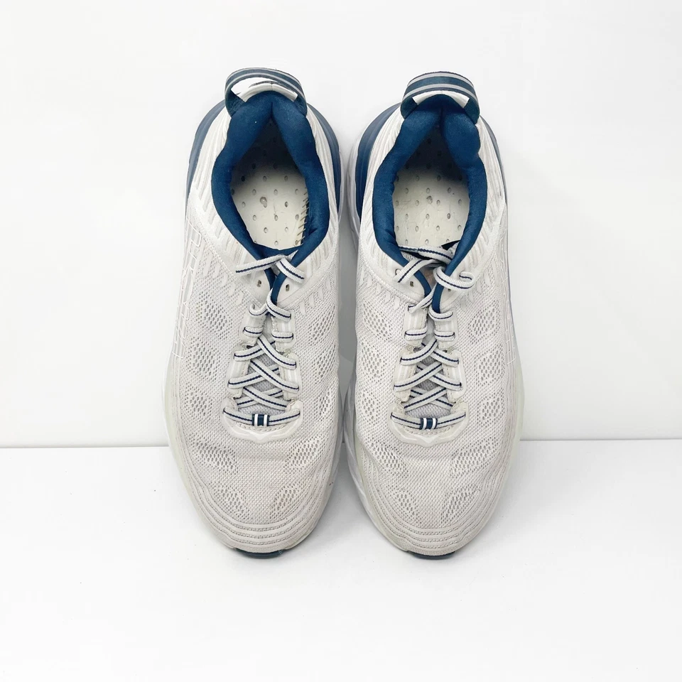 Hoka One One Womens Bondi 6 1019272 LRNC Gray Running Shoes Sneakers Size 9.5 D - Image 4 of 4