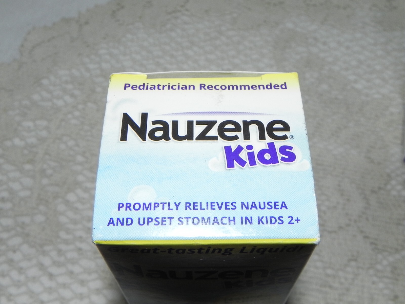 3x Nauzene Kids Homeopathic Liquid Nausea & Upset Stomach, Grape 4oz